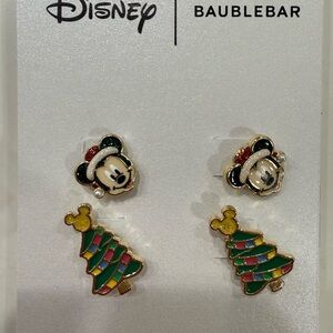 BaubleBar Disney Festive Earrings Set